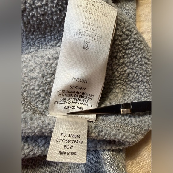 Patagonia Women's Better Sweater 1/4
Zip Pullover Birch White - Picture 10 of 11